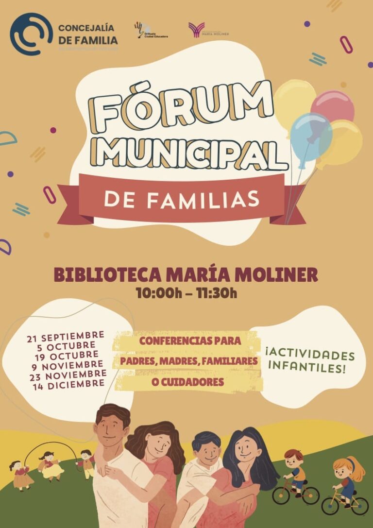 Lee más sobre el artículo FÓRUM MUNICIPAL DE FAMILIAS