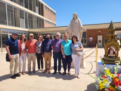 Participación del CoF en la bendición de la imagen del Sagrado Corazón de Jesús