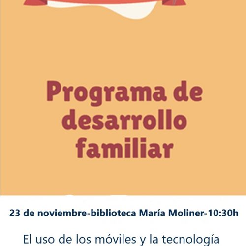 FÓRUM MUNICIPAL DE FAMILIAS: EL USO DE LOS MÓVILES Y LA TECNOLOGIA.